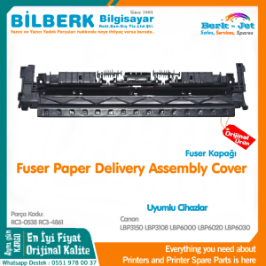 Fuser Kapağı Canon LBP3150 LBP3108 LBP6000 LBP6020 LBP6030 Paper Delivery Assembly Cover RC3-0538 RC3-4861